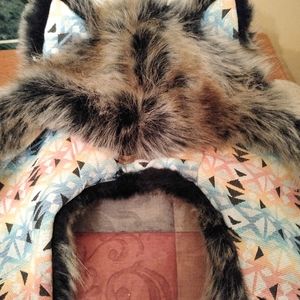 SpiritHoods Grey Wolf Hood
